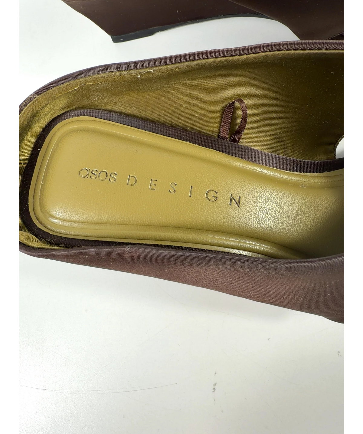 ASOS Brown Colour, size UK 5 EU 38 👠 — care label