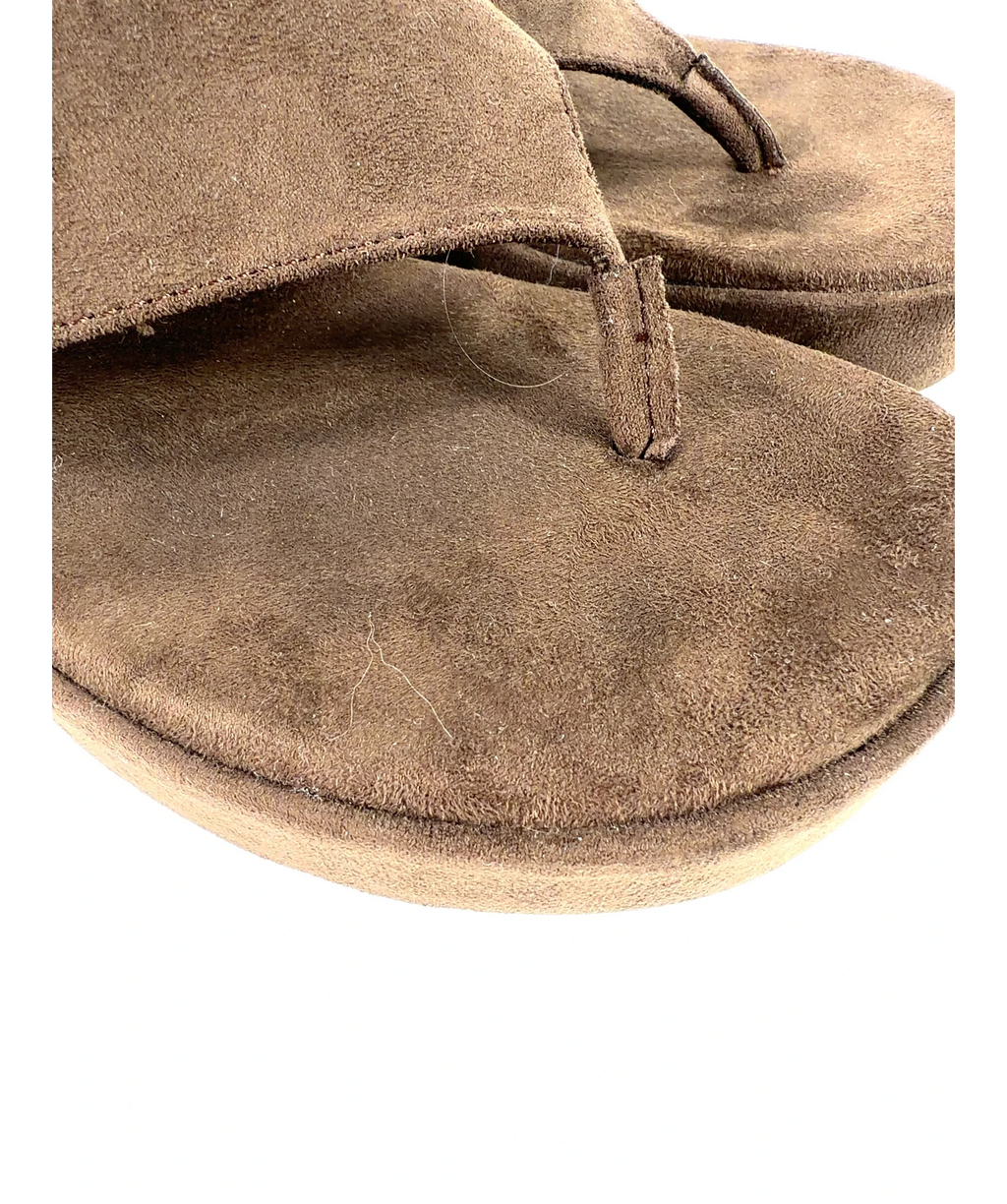 Bershka Brown Thong flatform sandals, size UK 5 EU 38 👠 — additional view