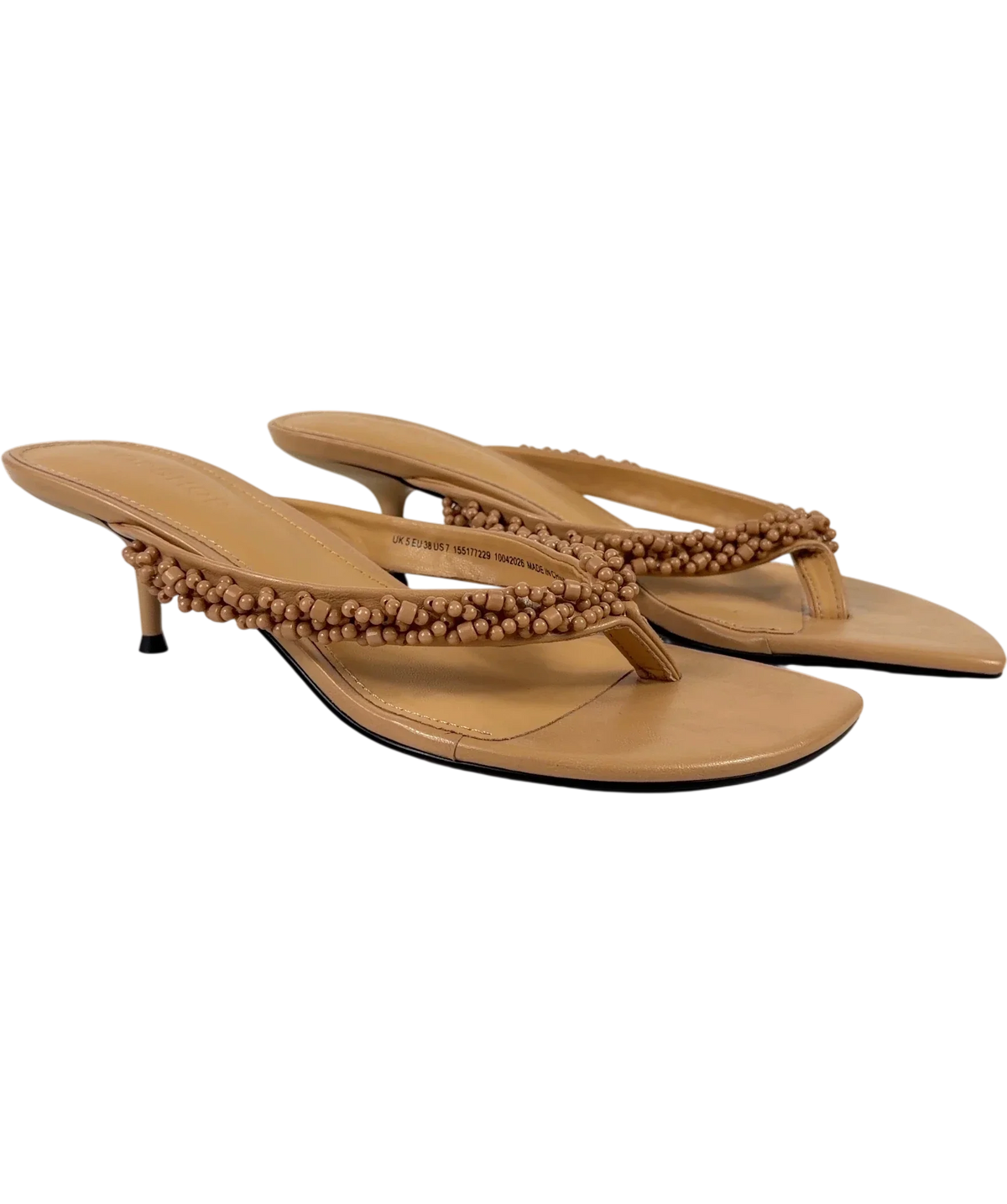 TOPSHOP Beige Colour, size UK 5 EU 38 👠 — front