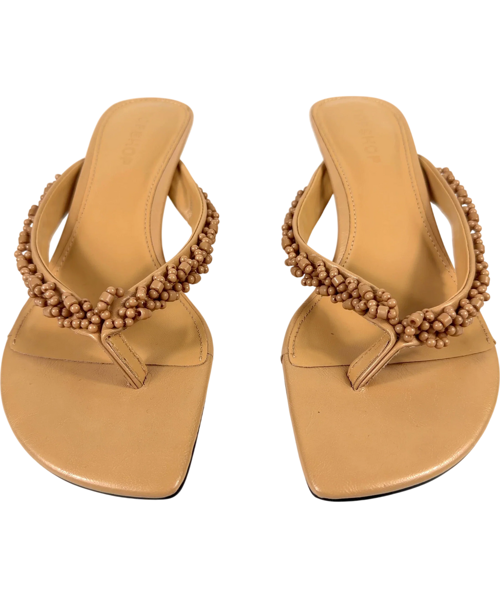 TOPSHOP Beige Colour, size UK 5 EU 38 👠 — detail