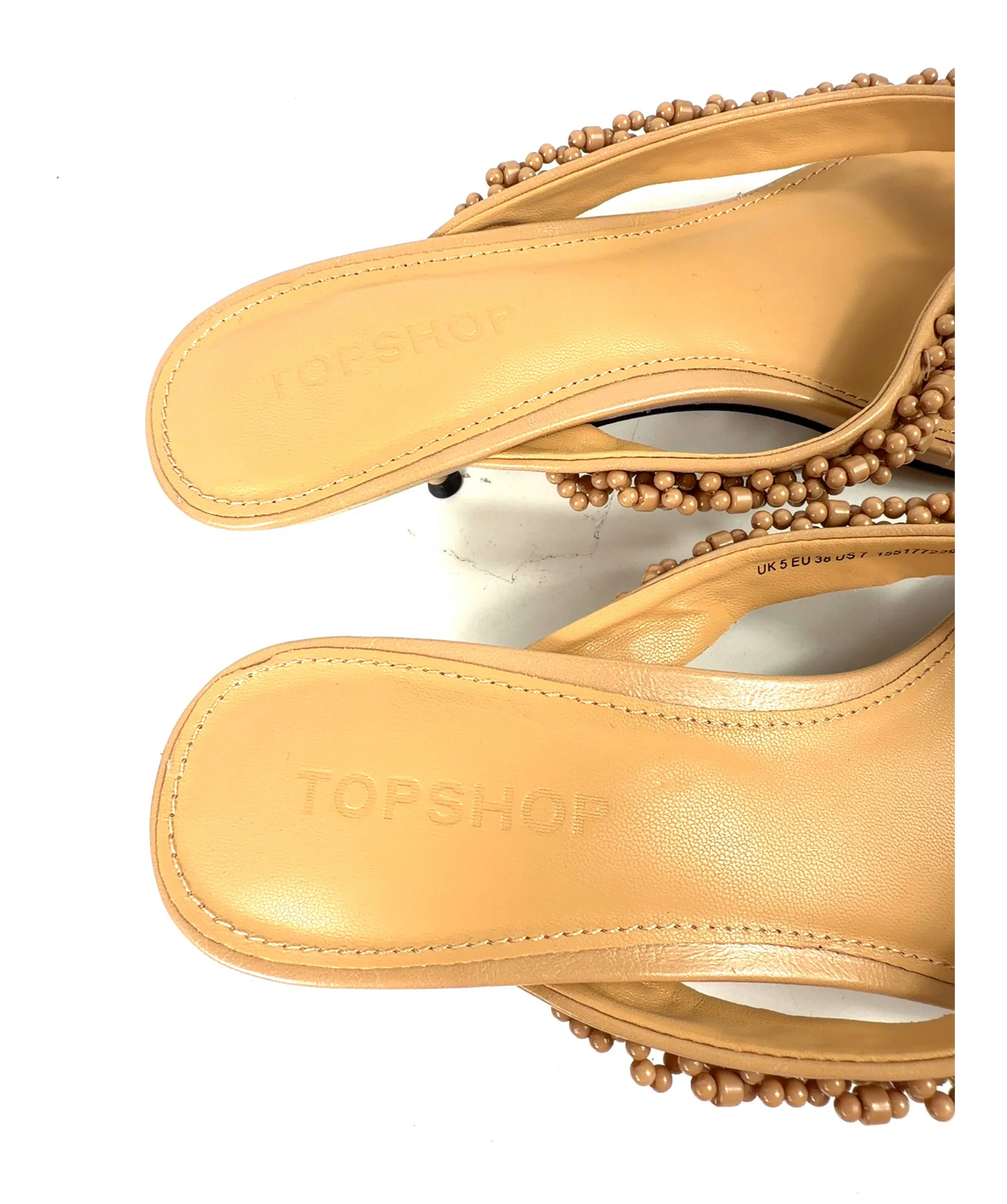 TOPSHOP Beige Colour, size UK 5 EU 38 👠 — care label