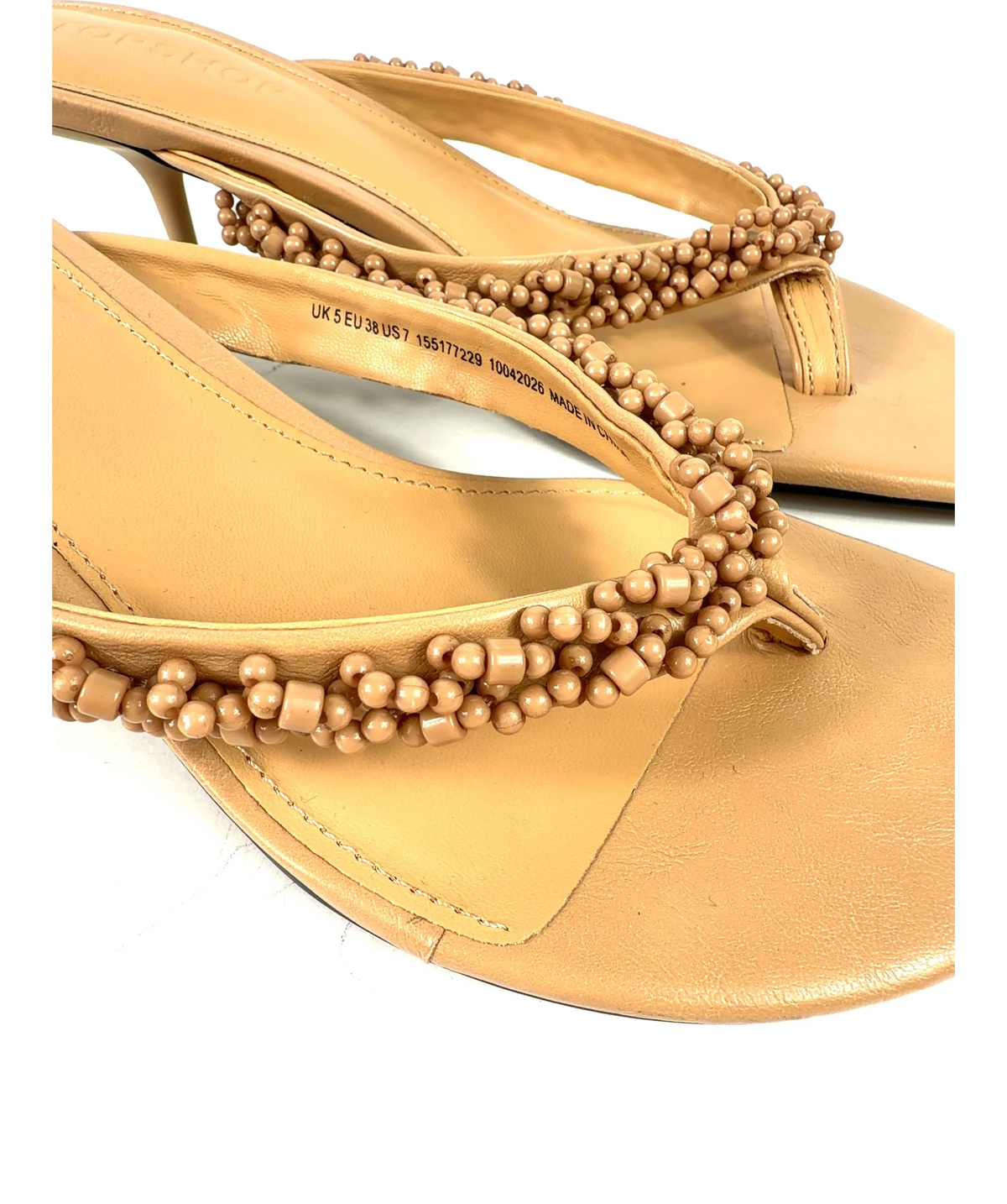 TOPSHOP Beige Colour, size UK 5 EU 38 👠 — additional view