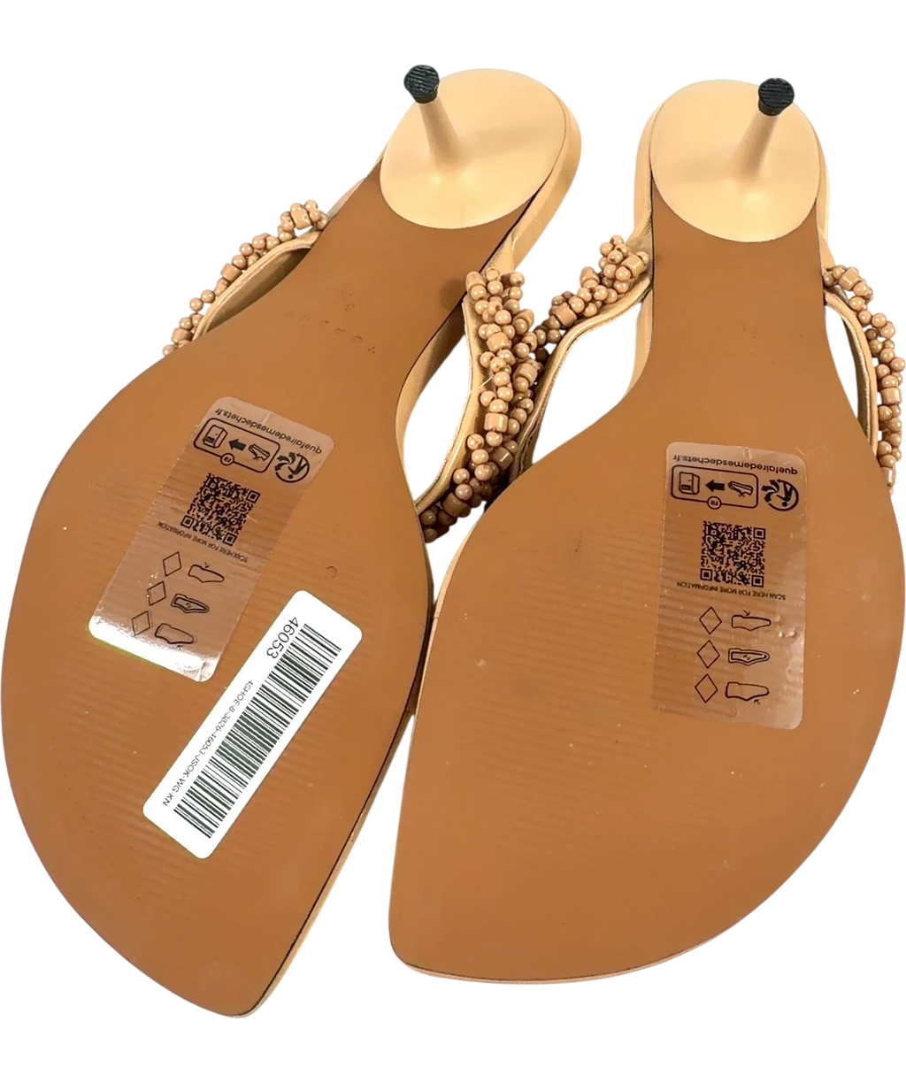 TOPSHOP Beige Colour, size UK 5 EU 38 👠 — view 8