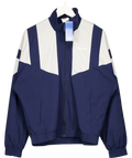 adidas navy Blocked Track Top, size UK L — front