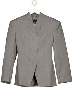 ASOS Grey Stand Collar Blazer UK 8