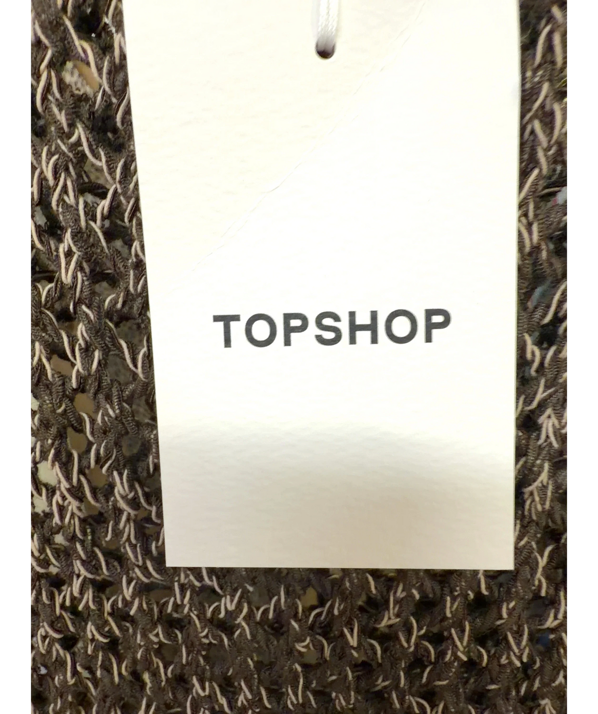 TOPSHOP Brown Colour, size UK S — detail