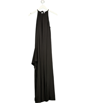 ASOS Black Halter Midi Dress UK S