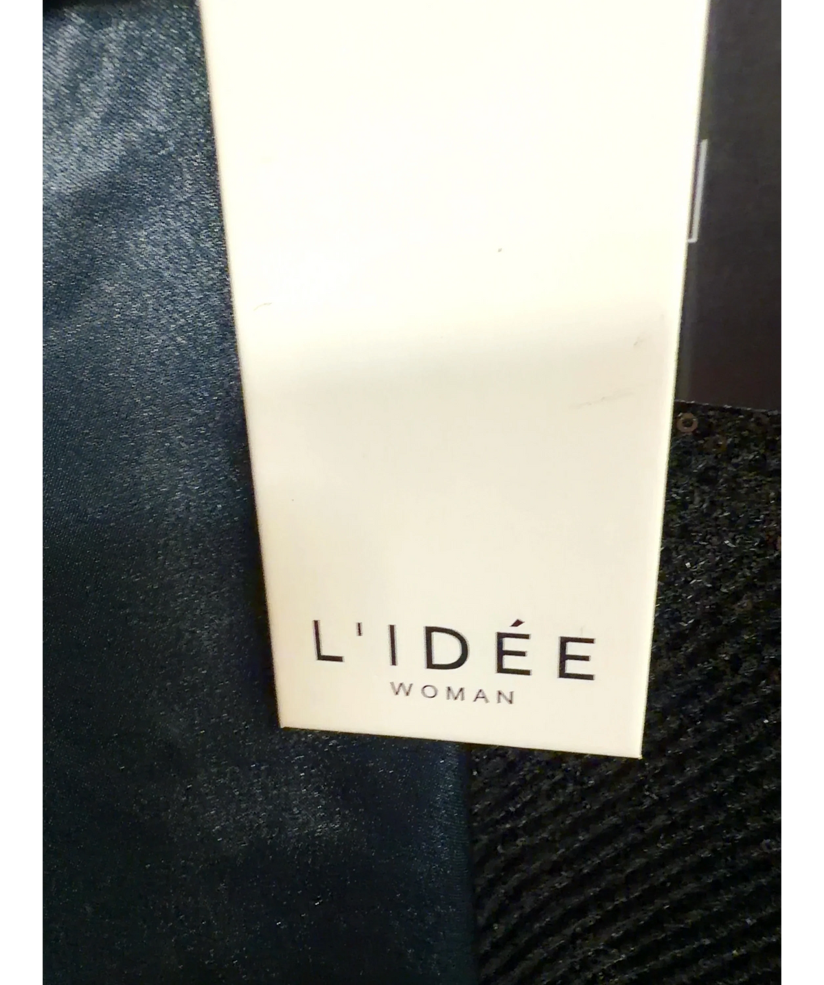 L'IDÉE Black Experimenta, size UK 8 — detail