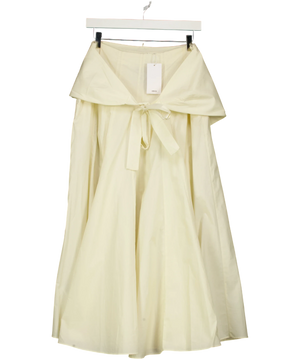 MANGO Cream Falda Milos Faux Wrap Cotton Skirt with detachable Scarf detail UK 10