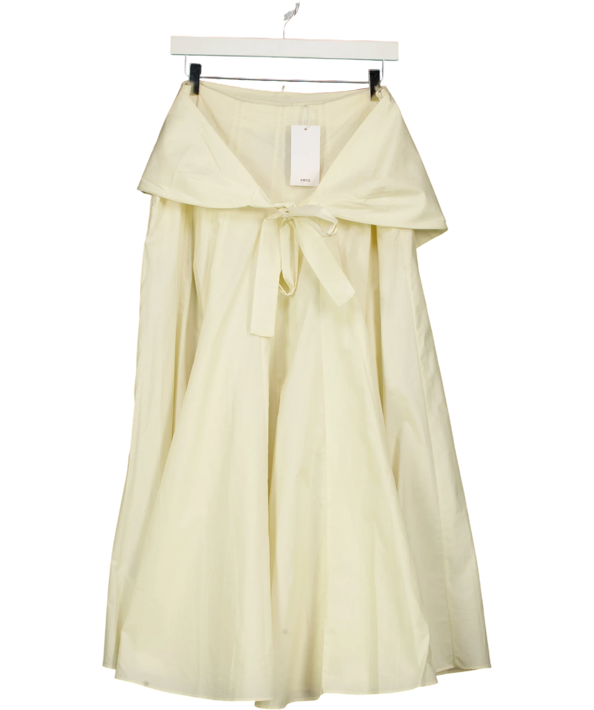 MANGO Cream FALDA 304MILOS, size UK 10 — front
