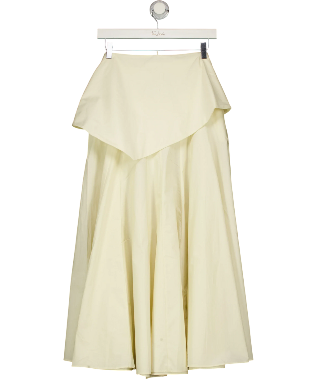 MANGO Cream FALDA 304MILOS, size UK 10 — back