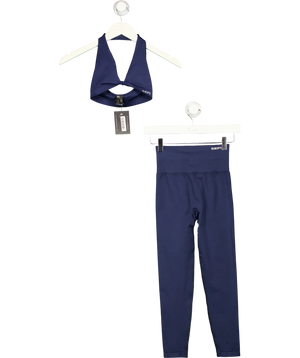 SEFI Navy Blue 2-piece Activewear  Co-ord Set UK S