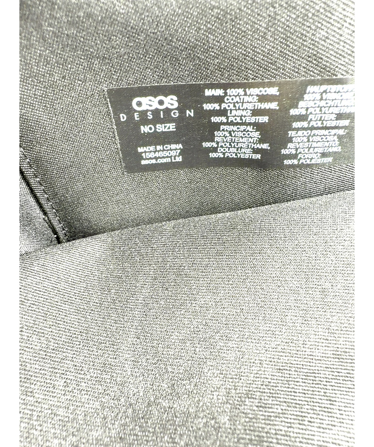ASOS Brown Colour, size No Size — label