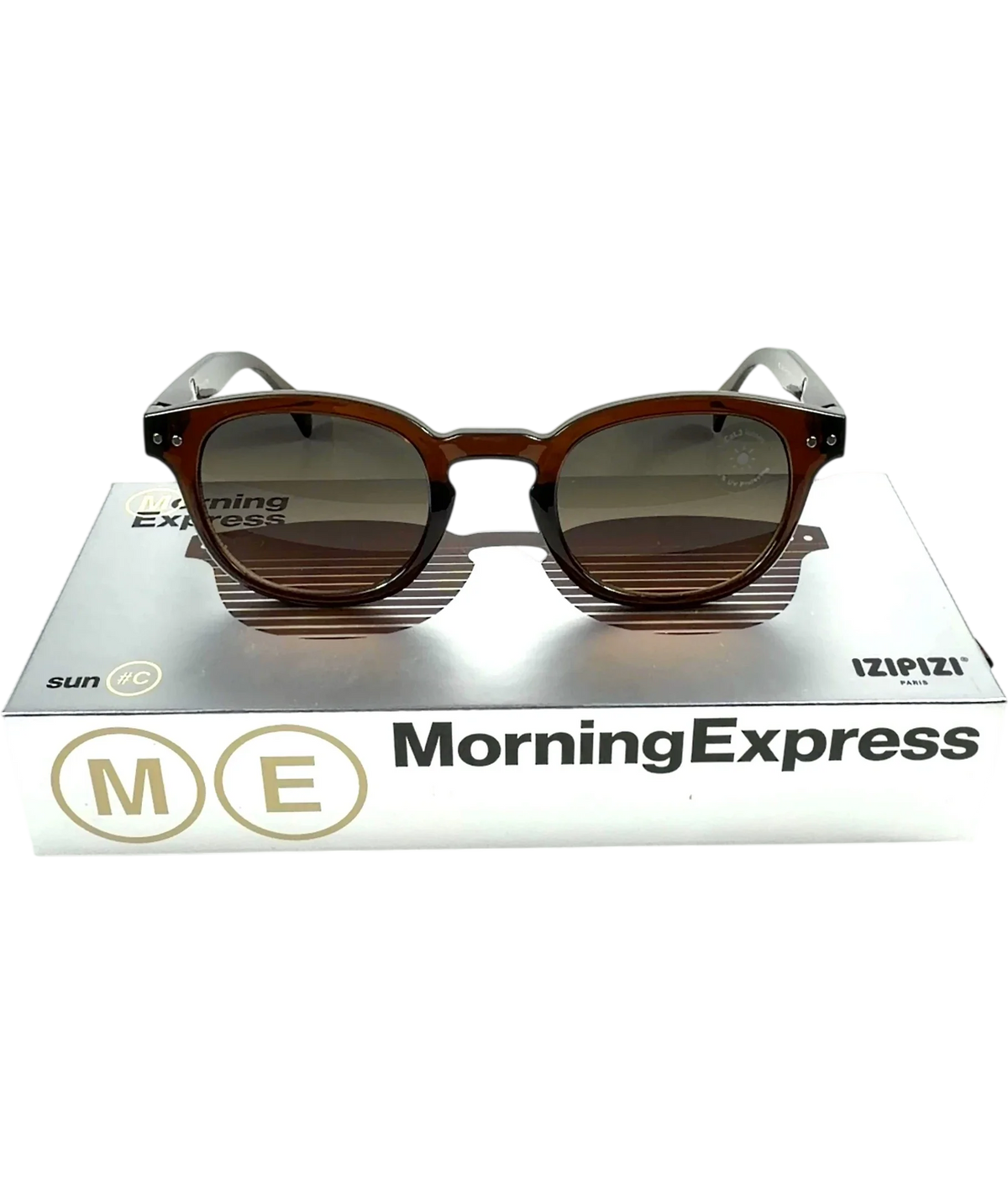 IZIPIZI Brown Sun #C Sunglasses — front
