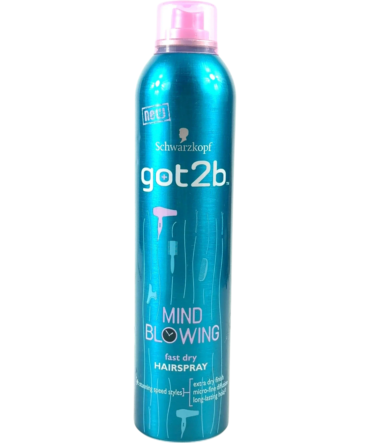SCHWARZKOPF got2b Mind Blowing Fast Dry Hairspray, size 300ml — front