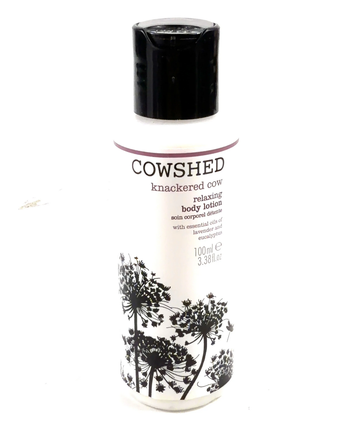 Cowshed Knackered Cow, size 100ml — label
