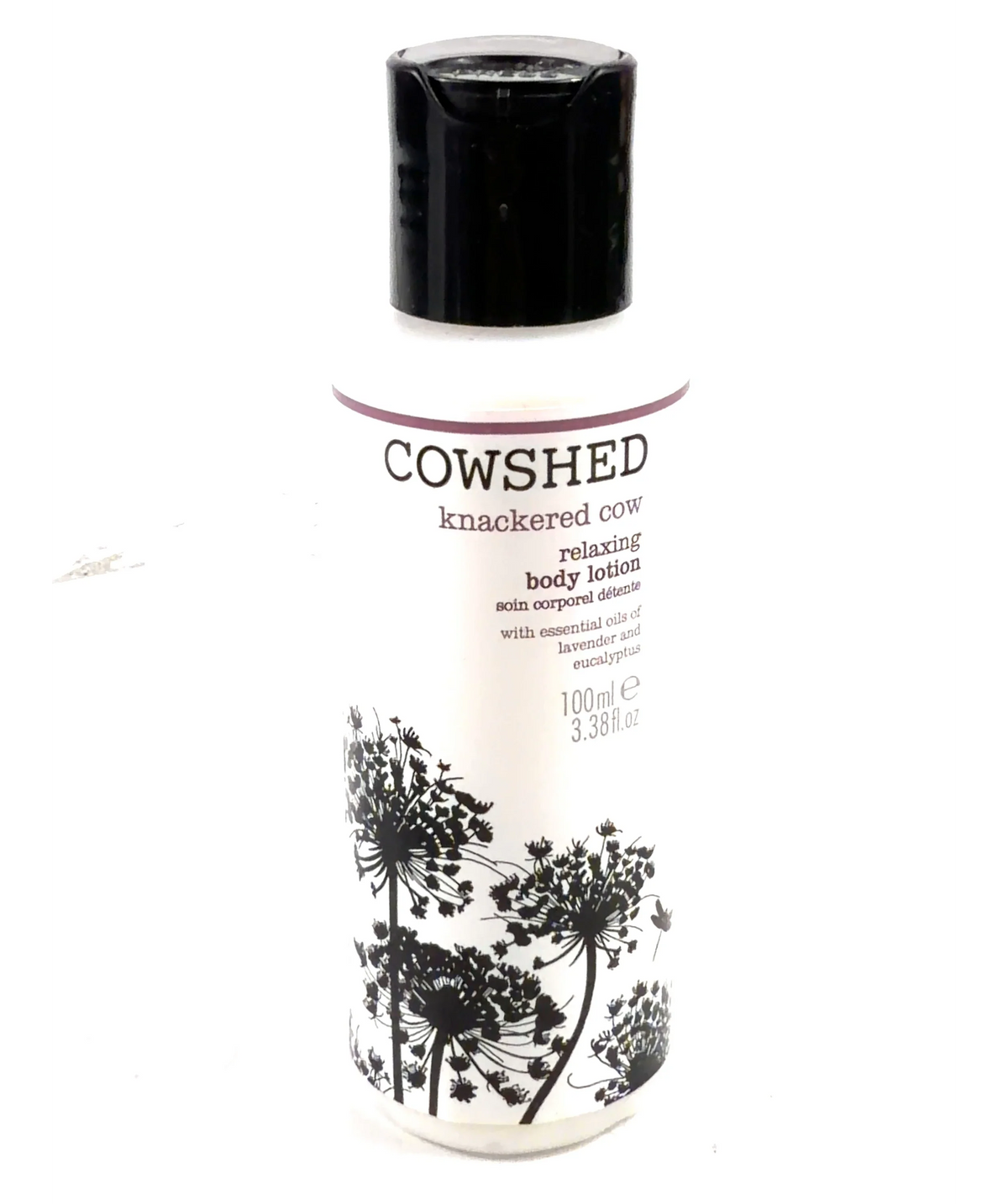 Cowshed Knackered Cow, size 100ml — care label