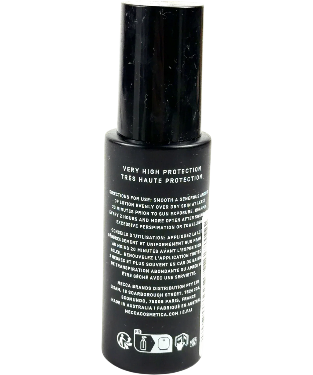 mecca cosmetica To Save Face SPF50+ Matte Sun Serum, size 50ml — back