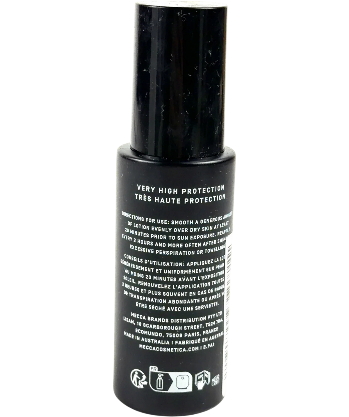 mecca cosmetica To Save Face SPF50+ Matte Sun Serum, size 50ml — back