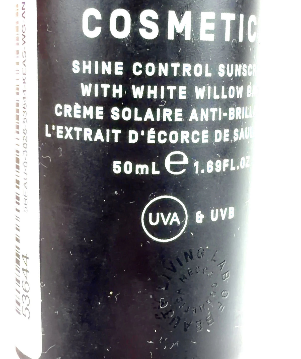 mecca cosmetica To Save Face SPF50+ Matte Sun Serum, size 50ml — care label