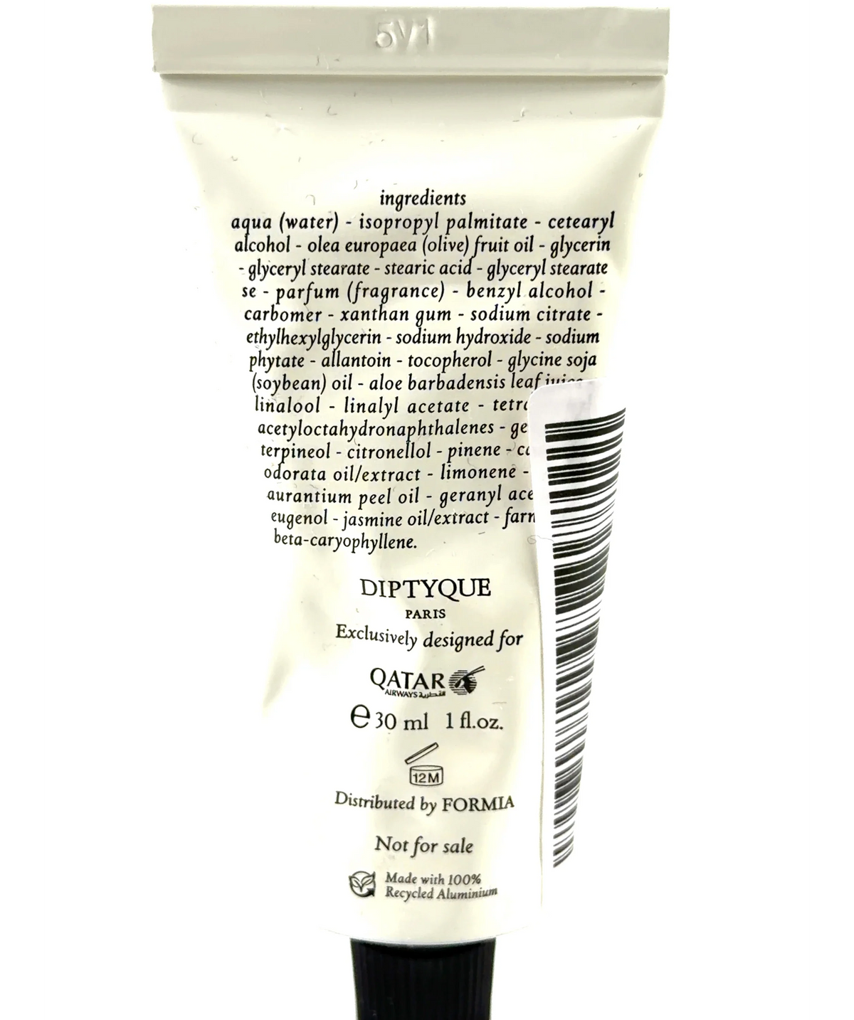 Diptyque Lait frais pour le corps, size 30ml — fabric detail