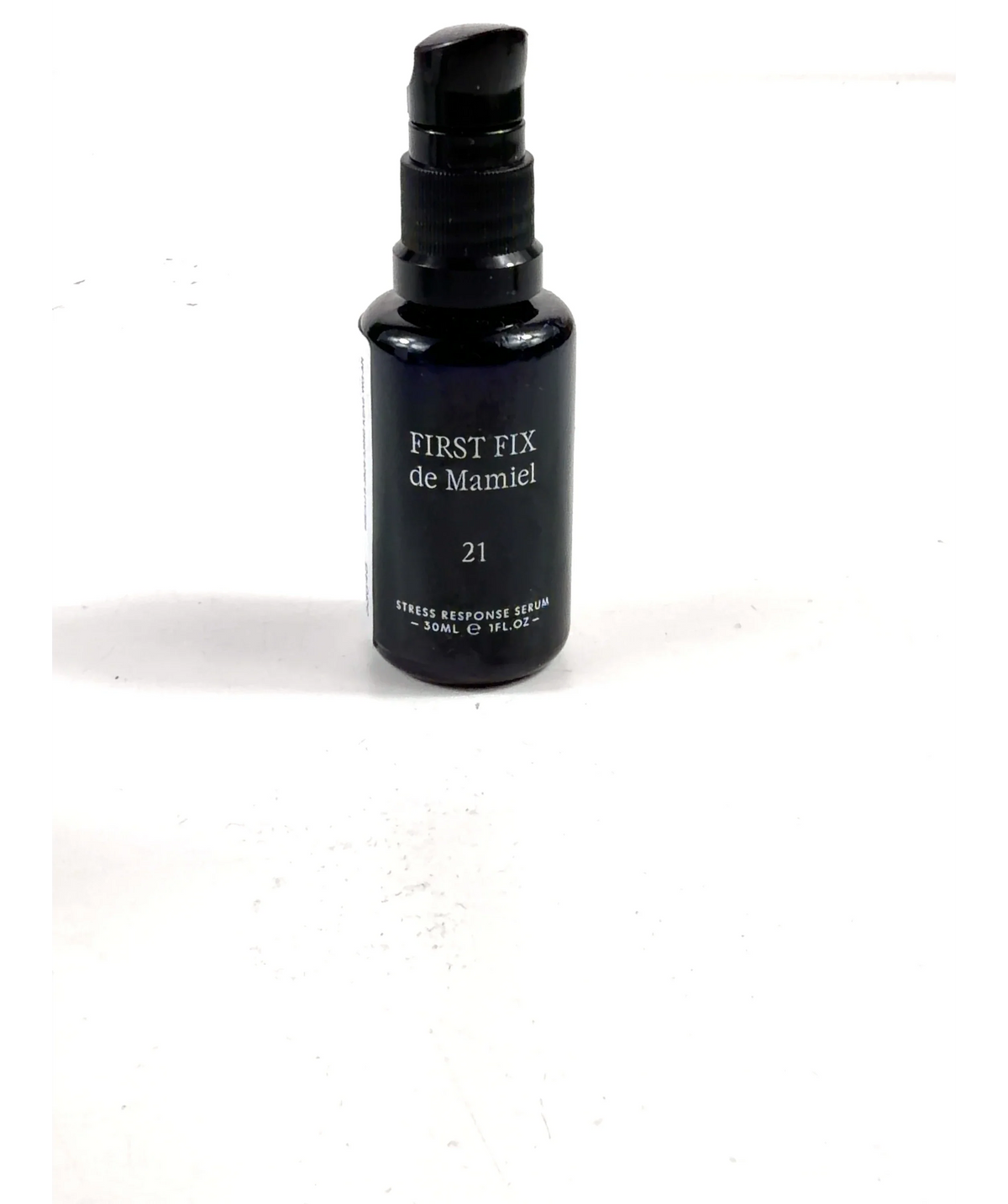 de mamiel First Fix Stress Response Serum, size 30ml — label