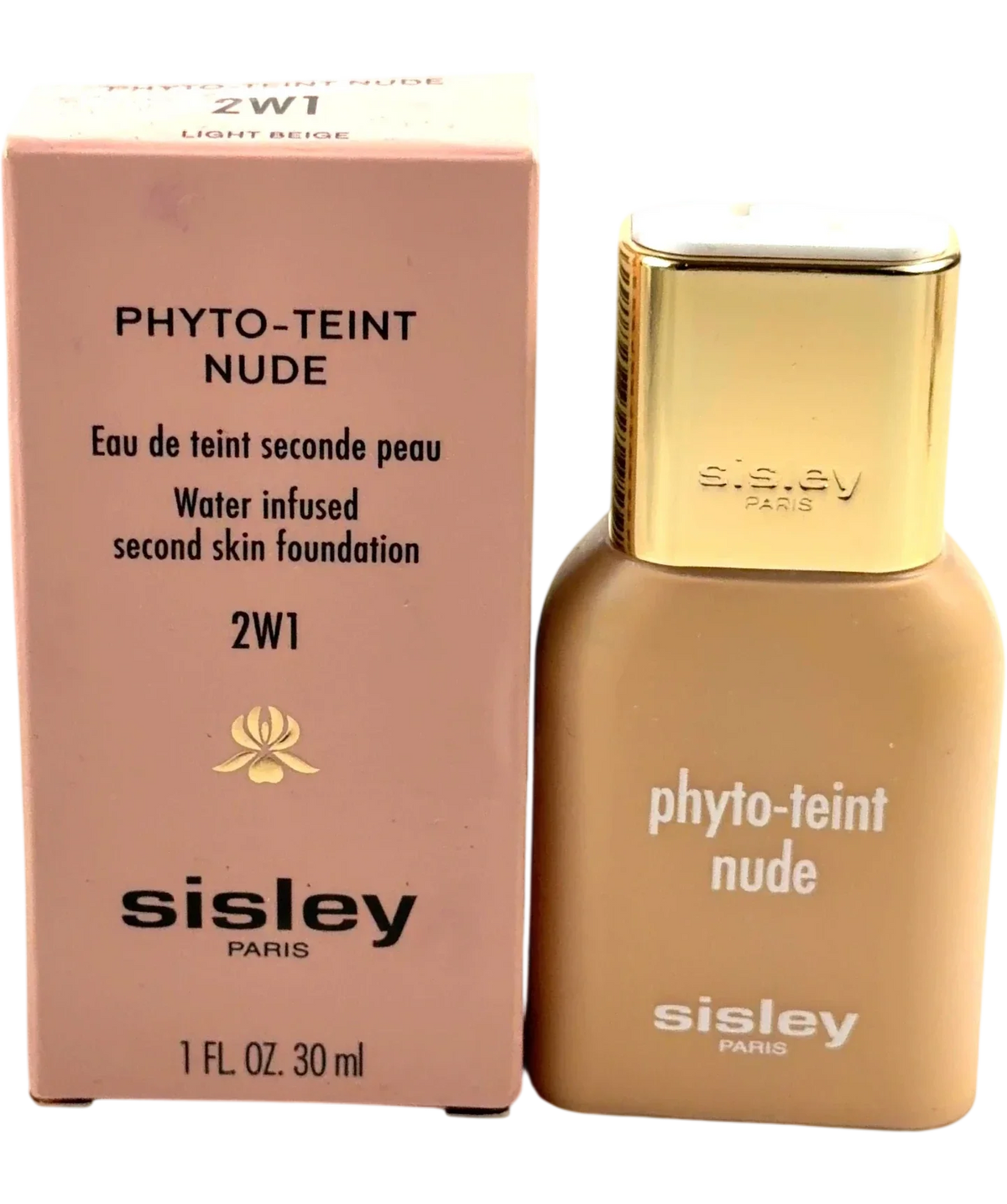 Sisley 2W1 Light Beige PHYTO-TEINT NUDE, size 30ml — front