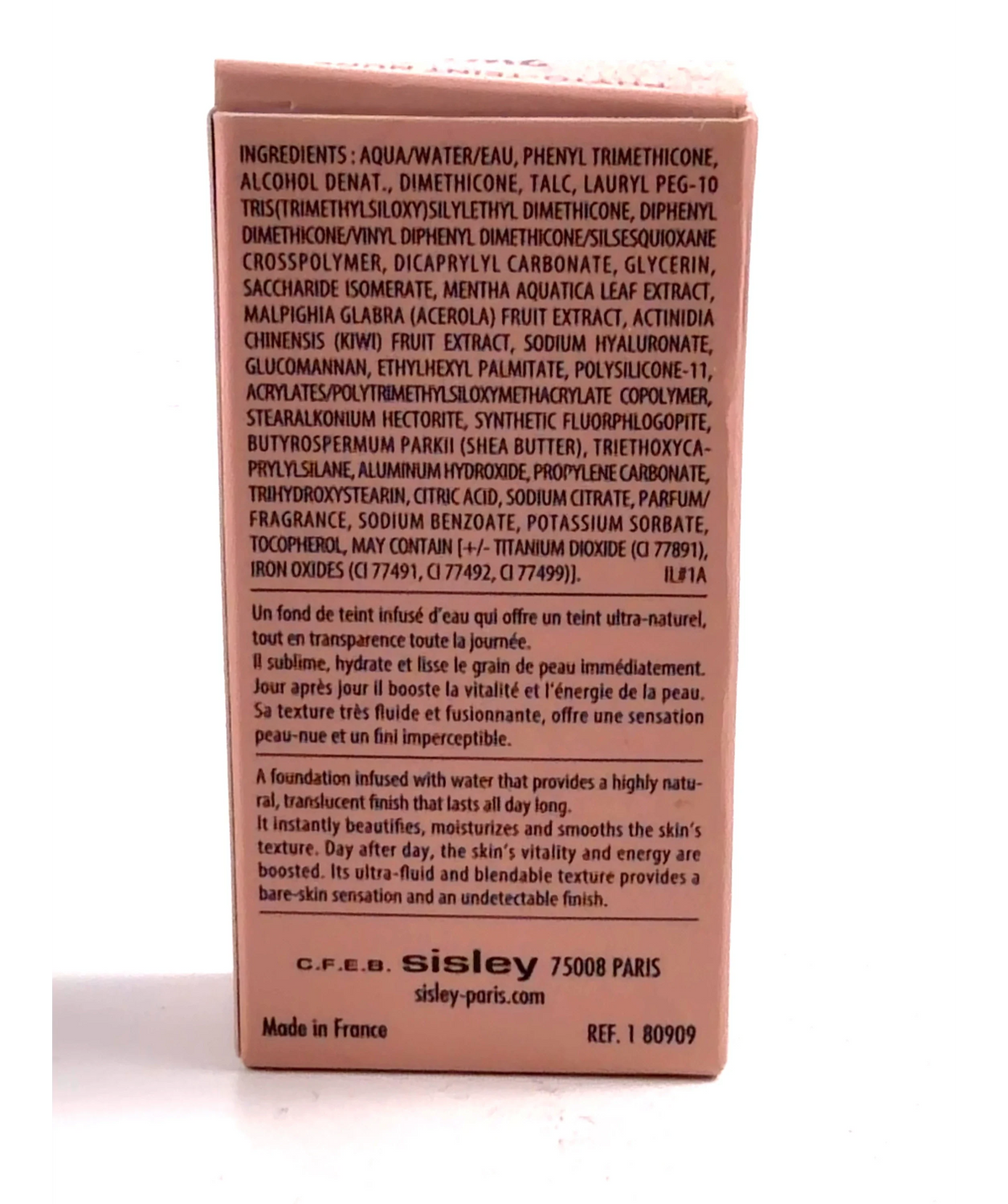 Sisley 2W1 Light Beige PHYTO-TEINT NUDE, size 30ml — fabric detail