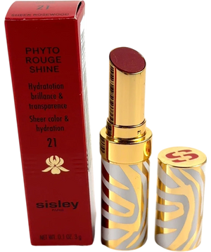Sisley Phyto Rouge Shine 21 Sheer Rosewood Lipstick 3g
