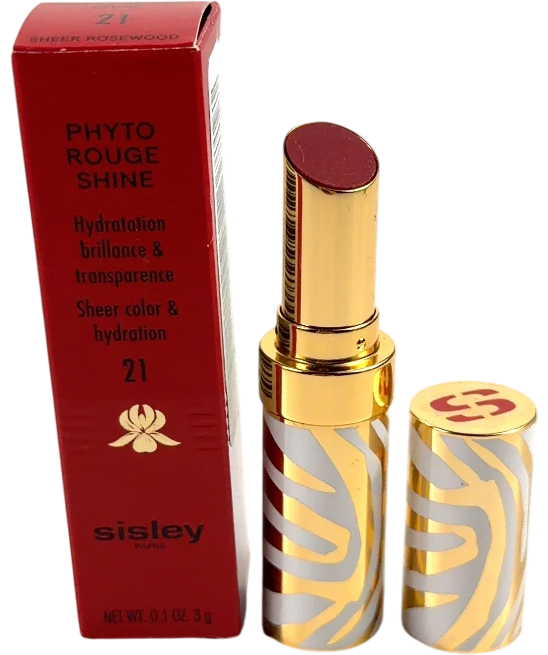 Sisley 21 Sheer Rosewood PHYTO ROUGE SHINE, size 3g — front