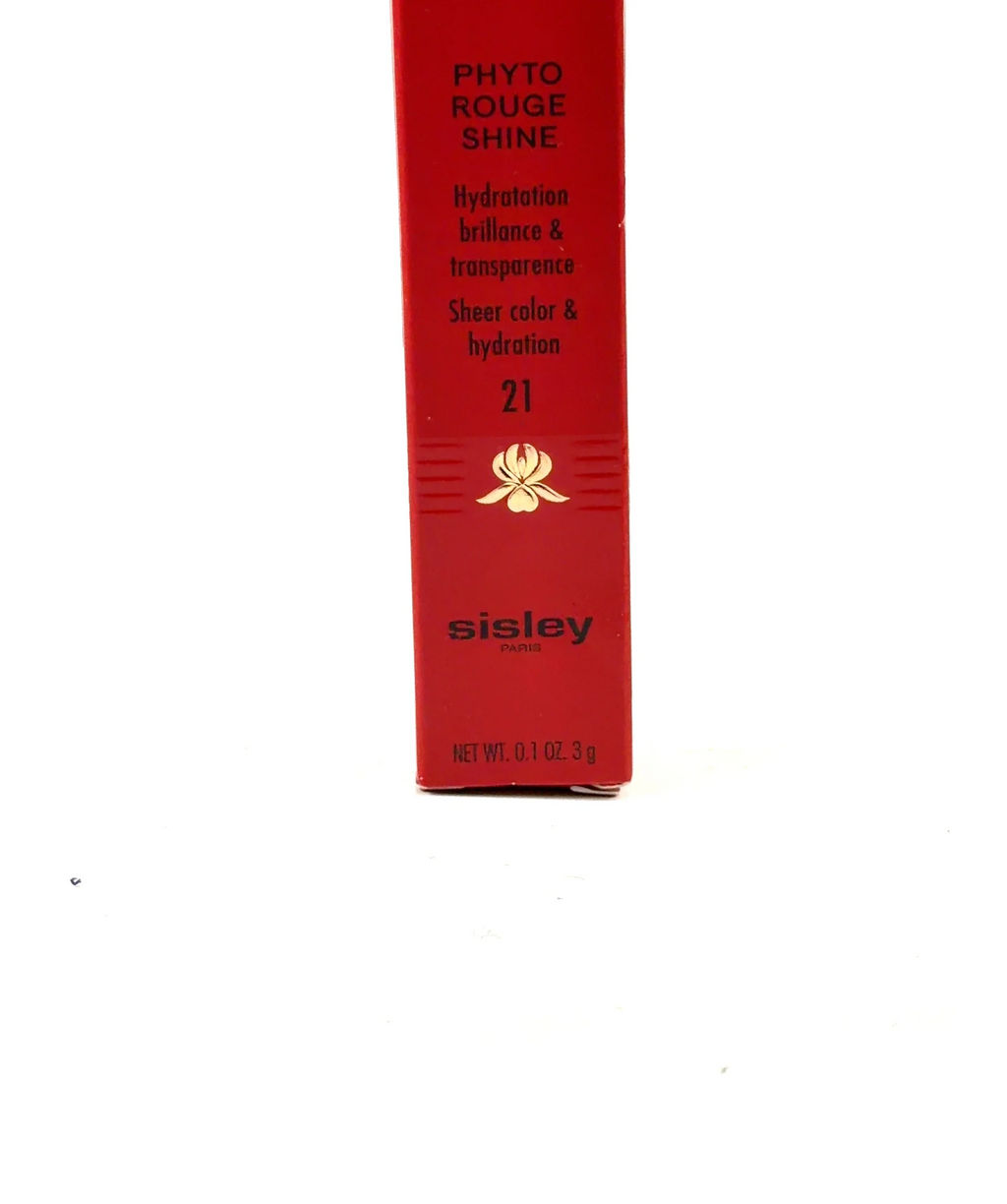 Sisley 21 Sheer Rosewood PHYTO ROUGE SHINE, size 3g — care label