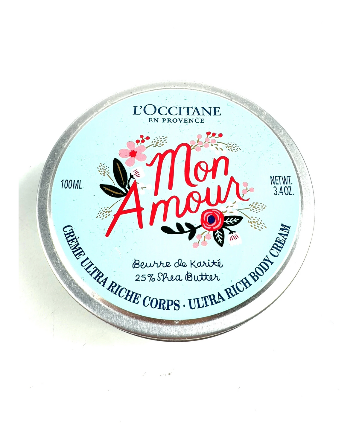 Loccitane Mon Amour, size 100ml — label