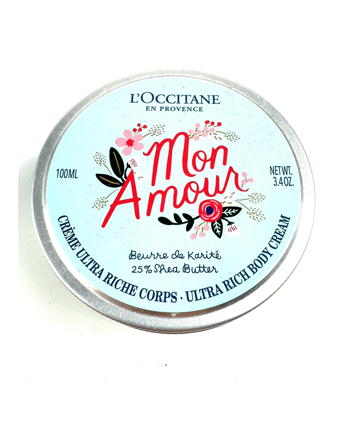 Loccitane Mon Amour, size 100ml — care label