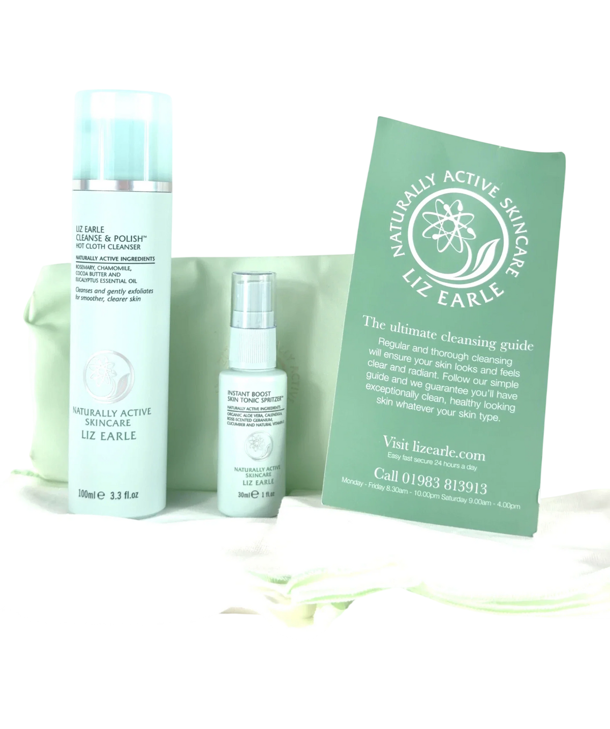 Liz Earle Cleanse & Polish and Instant Boost Skin Tonic Set One Size, size 100ml — front