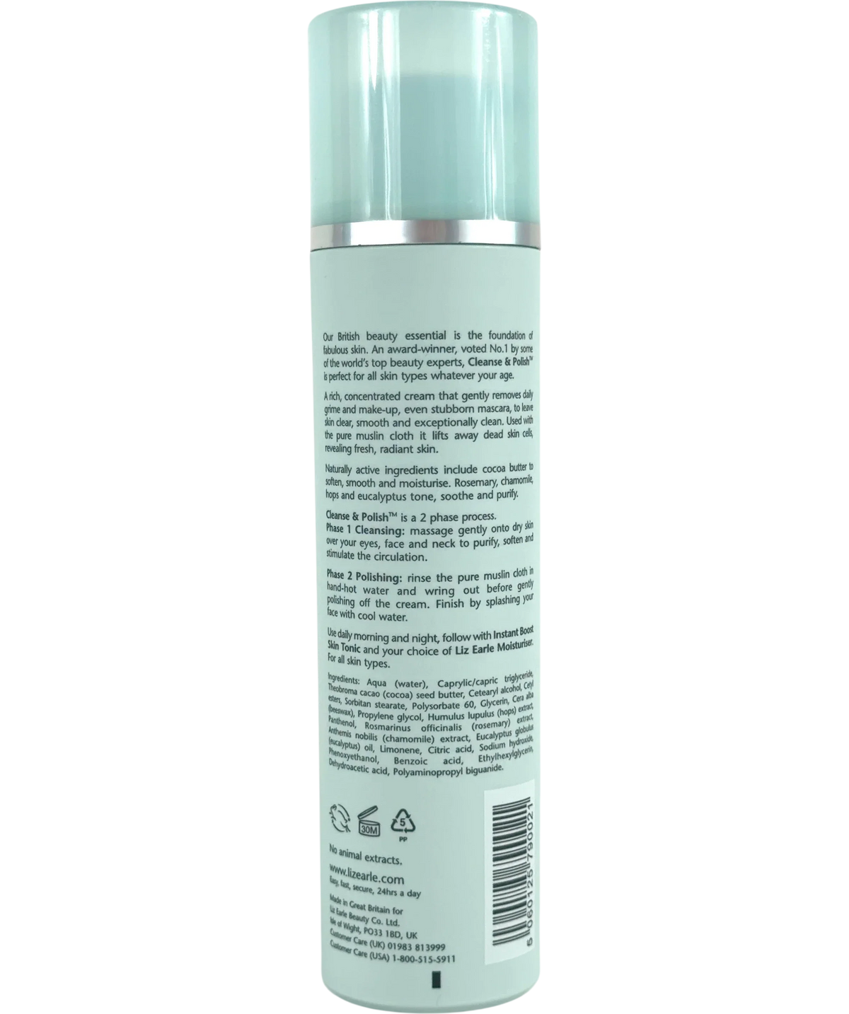 Liz Earle Cleanse & Polish and Instant Boost Skin Tonic Set One Size, size 100ml — back