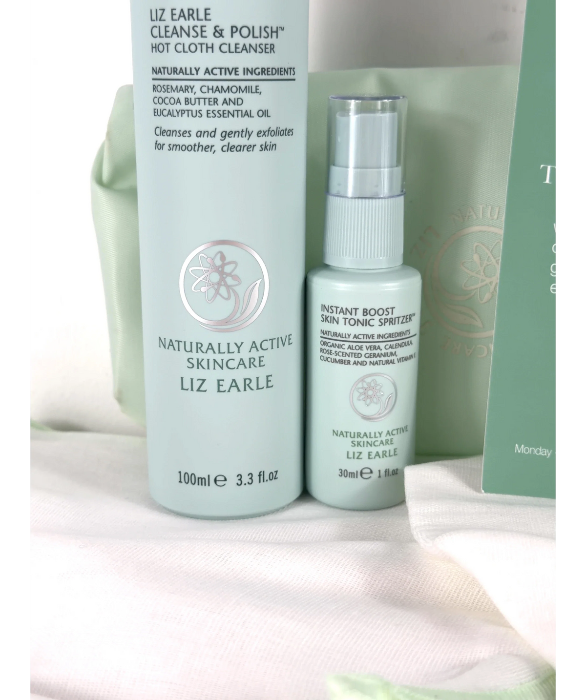 Liz Earle Cleanse & Polish and Instant Boost Skin Tonic Set One Size, size 100ml — care label
