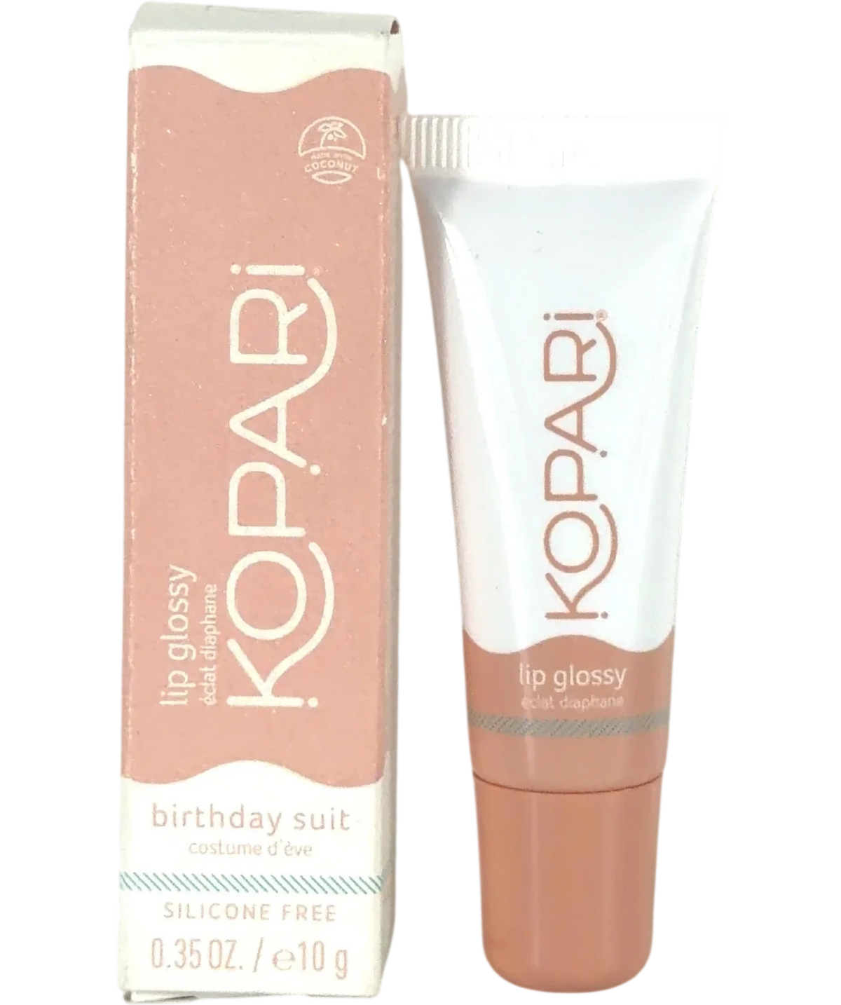 Kopari birthday suit Lip glossy, size 10g — front