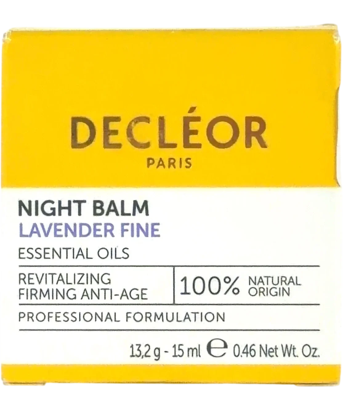 Decleor BAUME DE NUIT LAVANDE FINE, size 15ml — front