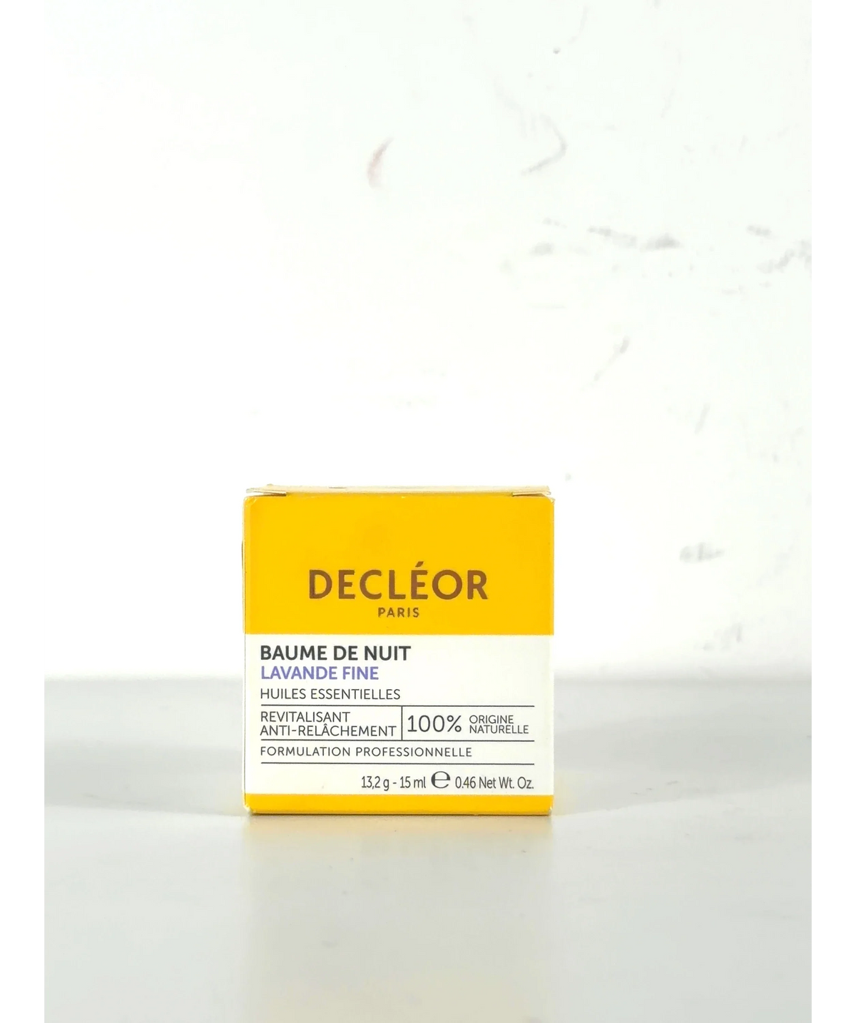 Decleor BAUME DE NUIT LAVANDE FINE, size 15ml — label