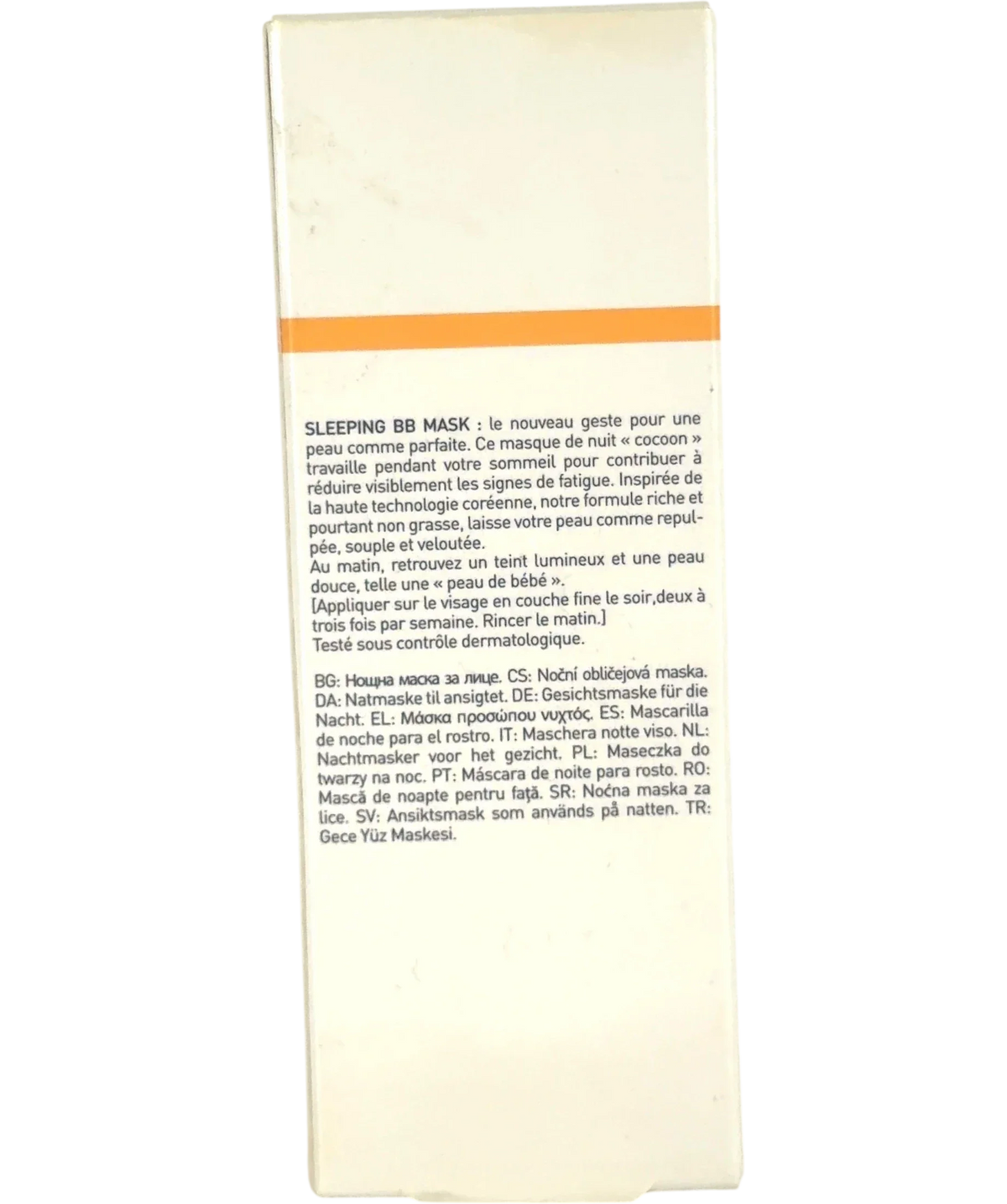 Erborian SLEEPING BB MASK, size 50ml — back