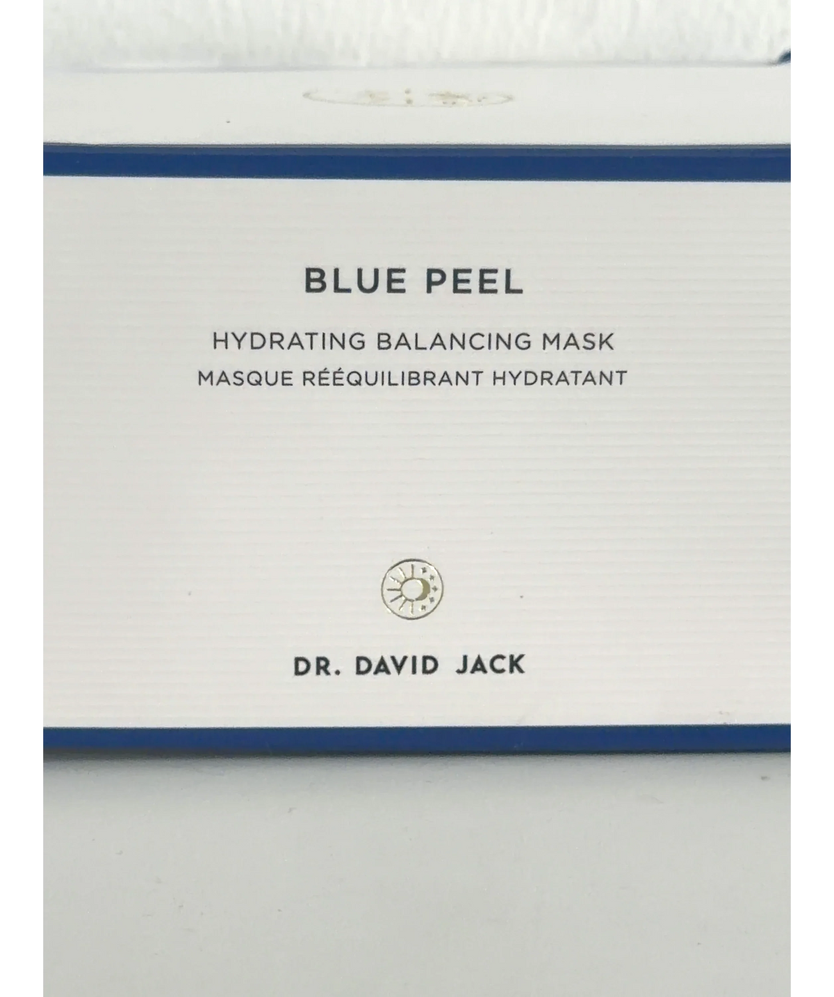 dr david jack BLUE PEEL, size 50ml — label