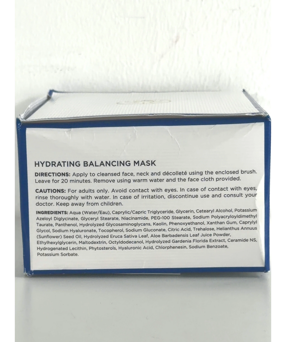 dr david jack BLUE PEEL, size 50ml — fabric detail