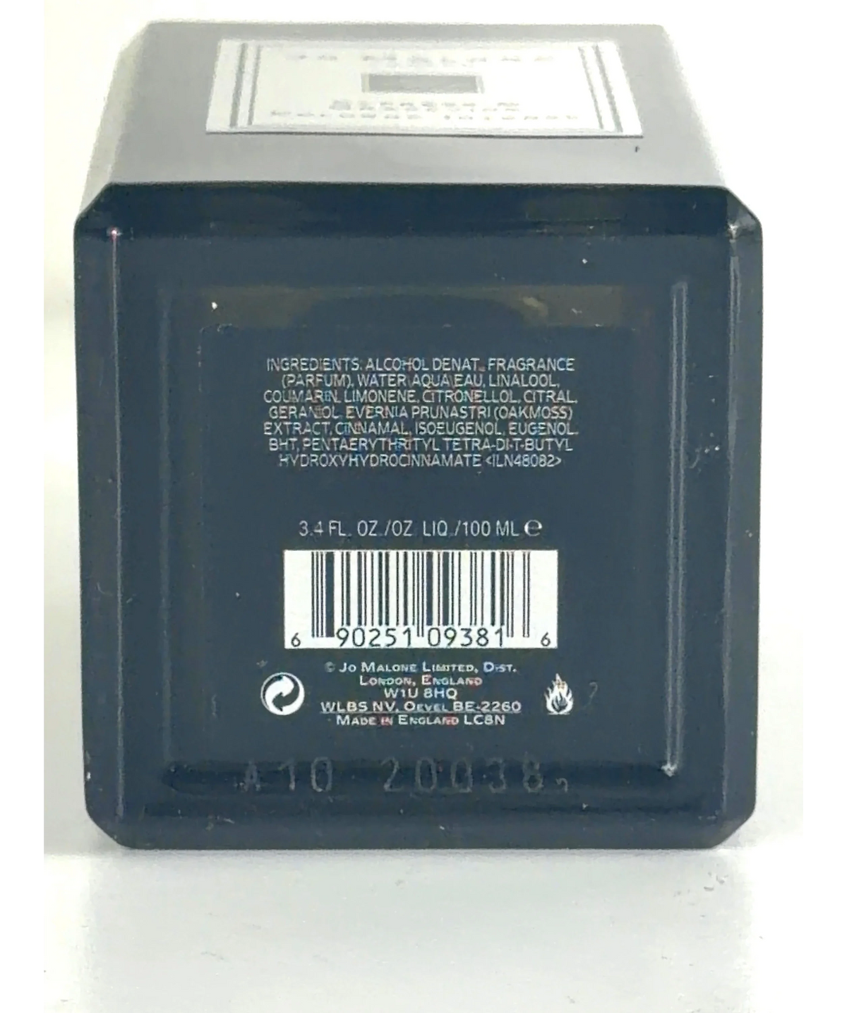 Jo Malone London Cypress & Grapevine, size 100ml — care label