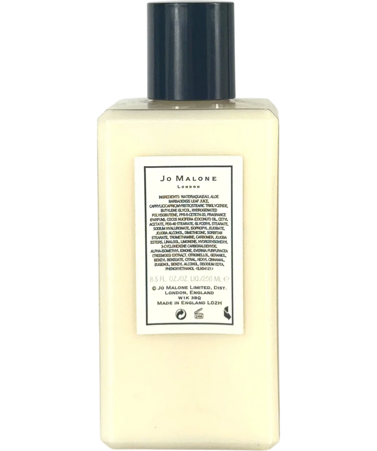 Jo Malone London Amber & Lavender Body & Hand Lotion, size 250ml — back