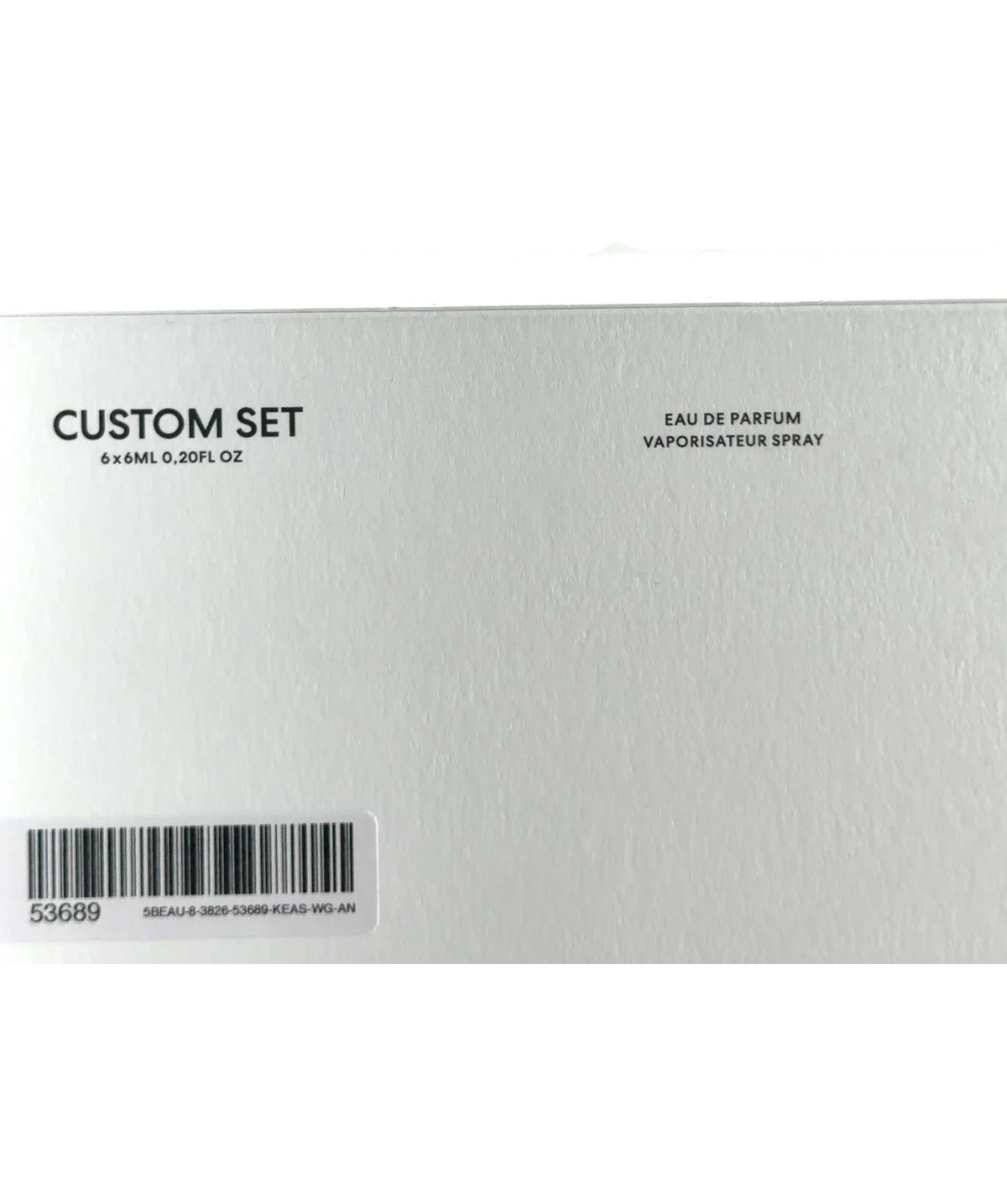 MATIERE PREMIERE Custom Set 6x6ml, size 6x6ml — back