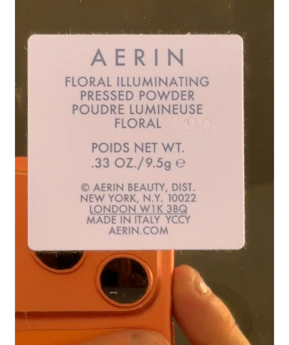 AERIN Floral Floral Illuminating Pressed Powder, size 9.5g — detail