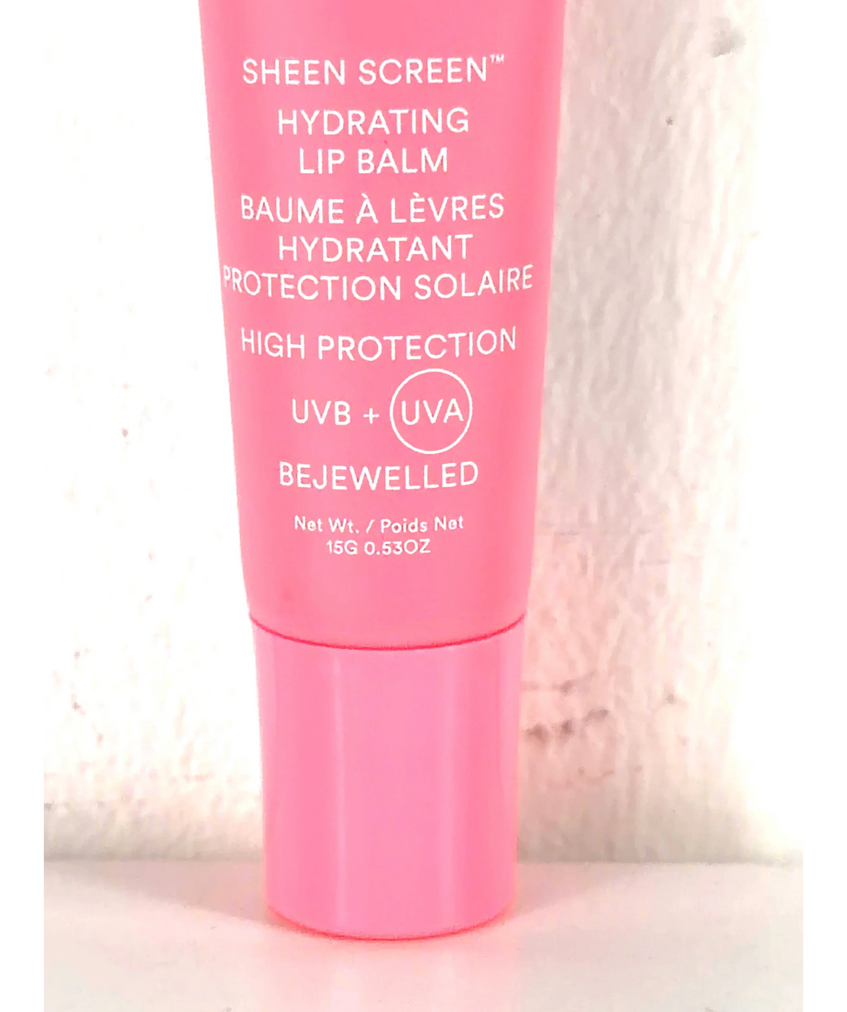 ultra violette Bejewelled Sheen Screen SPF 50 Hydrating Lip Balm, size 15g — care label