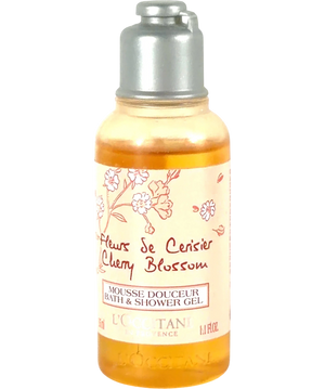 Loccitane Fleurs See Creosote Cherry Blossom Bath And Shower Gel 35ml