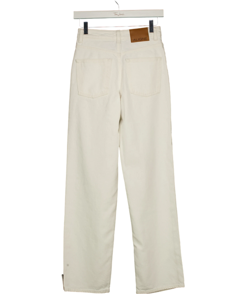 Aligne Cream STRAIGHT LEG, size W24 — back