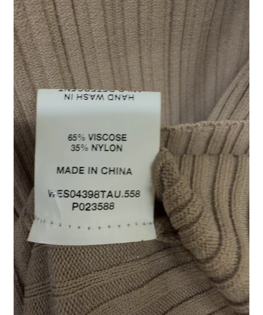 DISSH taupe Sienna Taupe Ribbed Knit Tank Top, size UK XS — label